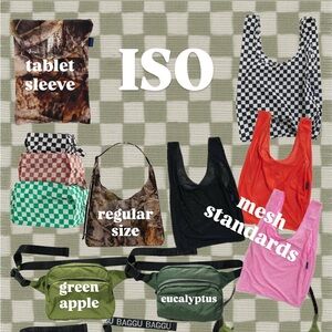 ISO BAGGU ITEMS-DONT BUY